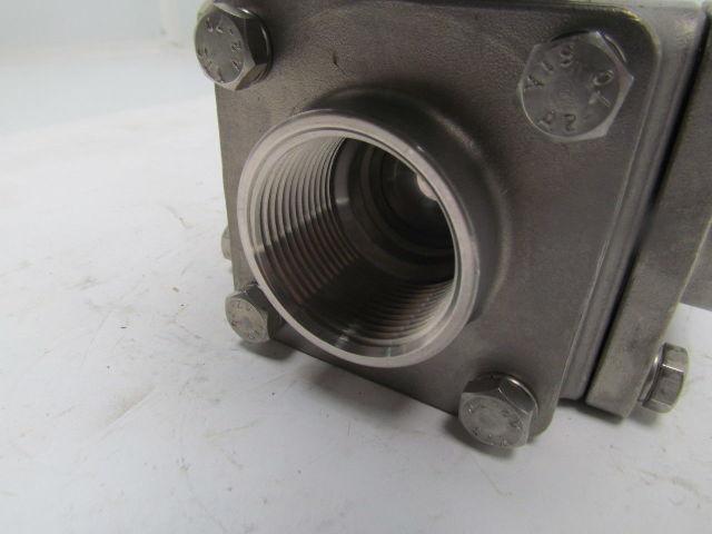 BI-TORQ IS3WT12300EA4 Electrically Actuated Full Port SS Ball Valve 1-1/4" NPT