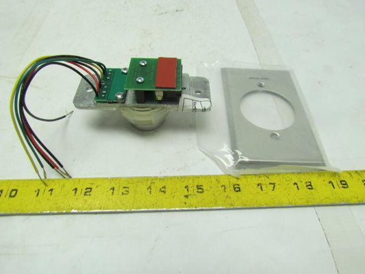 Schlage 621XALXDPDTXL2/ILL 1-1/4" Pushbutton Aluminum Double Pole Double Throw