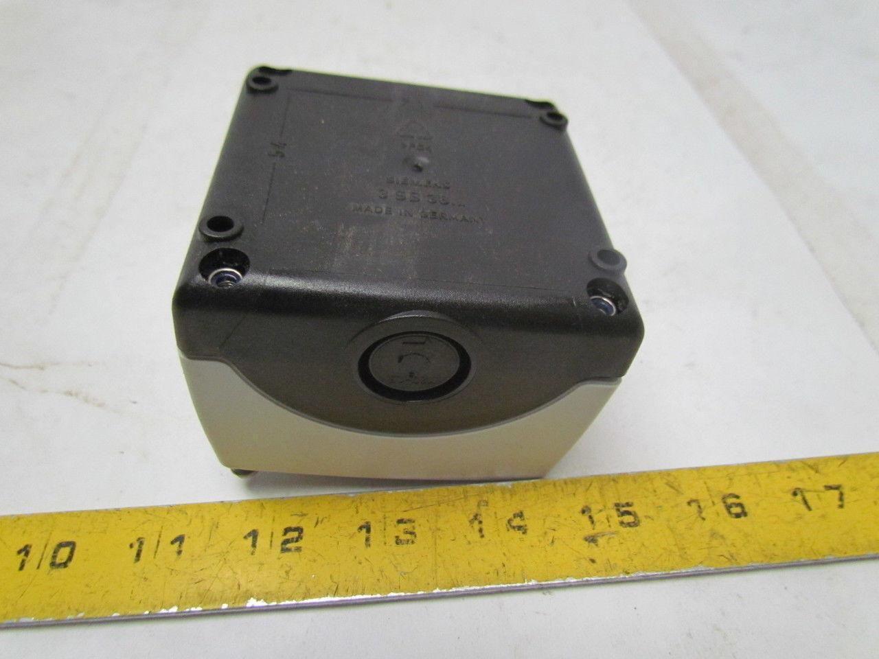 Siemens 3SBES9003 Horizontal Pushbutton Station Jam Reset Illuminated Yellow