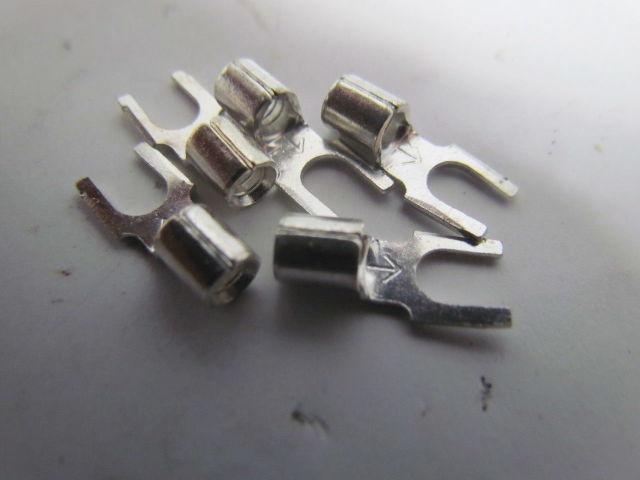 3M Highland BF10-10L Uninsulated Fork Terminals 12-10 Gauge Lot of 5 Bags of 50