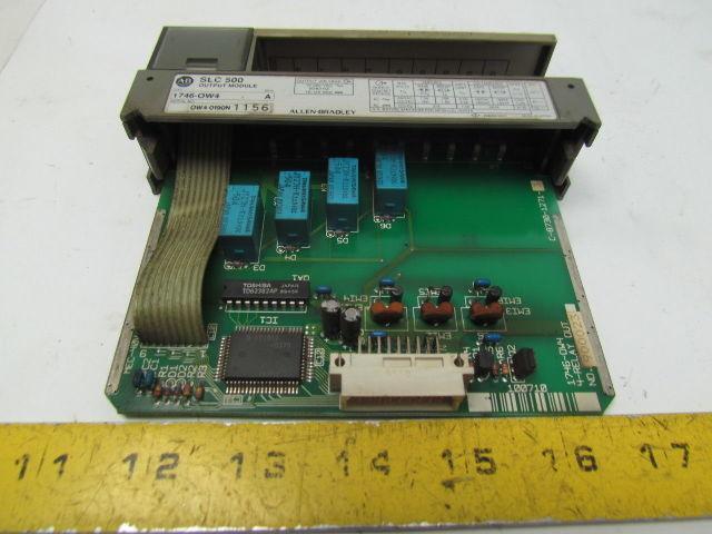 A-B Allen Bradley 1746-OW4 Output Module Ser A SLC 500