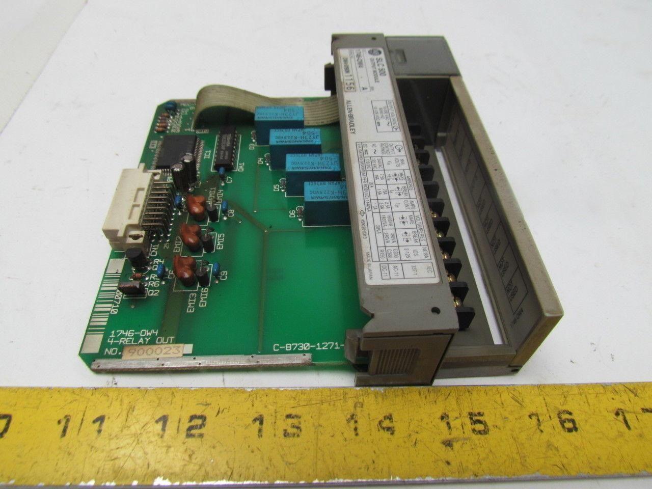 A-B Allen Bradley 1746-OW4 Output Module Ser A SLC 500
