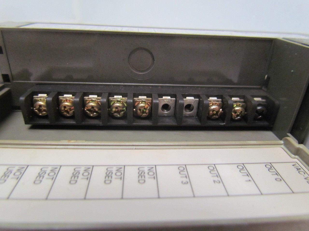 A-B Allen Bradley 1746-OW4 Output Module Ser A SLC 500