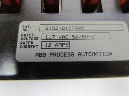 ABB 6152NB10700B Power Supply Distribution Module 117V 12Amp