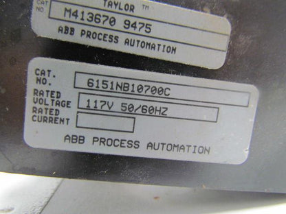 ABB 6151NB10700C Interface Chassis Module 117V