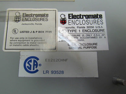 Thermal Instrument Company Digital Readout Display Unit GPM 12X12X6 Enclosure