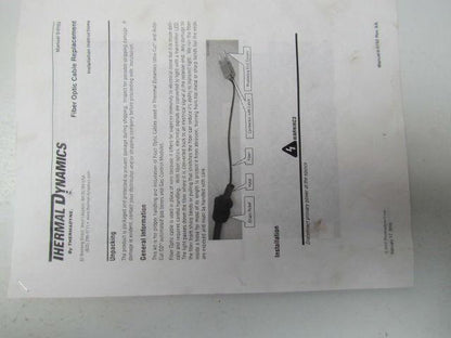 Thermal Dynamics 9-4911 75Ft Fiber Optic Control Cable For Automated Gas Boxes