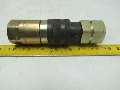 Dynaquip Controls DF16 Quick Disconnect Fitting 1"NPT Two Way Shutoff
