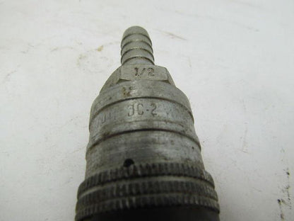 Dynaquip DC-2 1/2"NPT Quick Coupler Hydraulic Coupling Steel w/1/4" Hose Barb