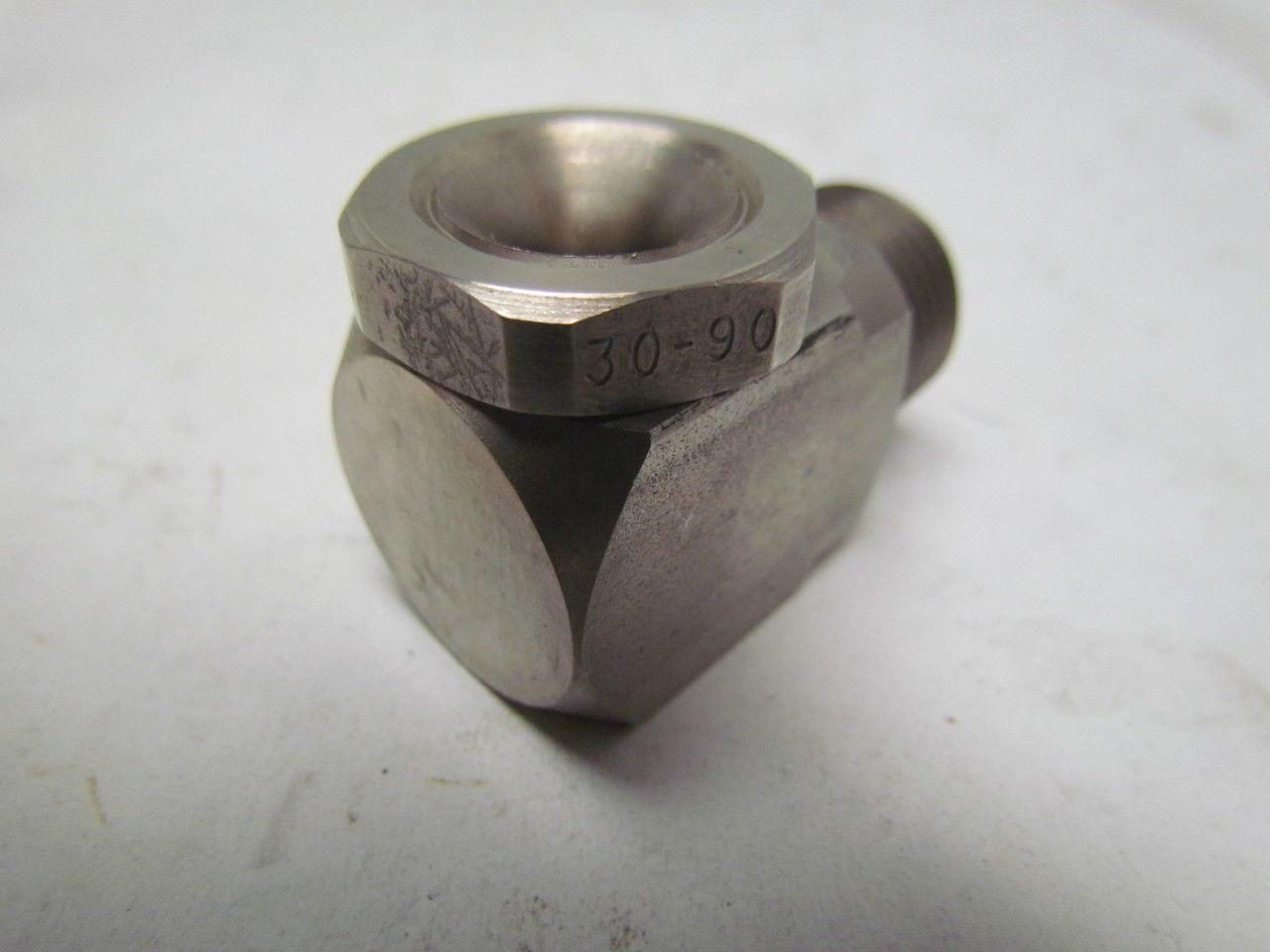 Spraying Systems GGANV-SS Vaneless Removable Cap Fulljet Spray Nozzle Size 40