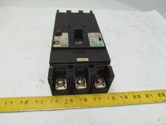 Fuji Electric EGA203A 175A 200/415V Molded Case Circuit Breaker 3 Pole 100/200MA
