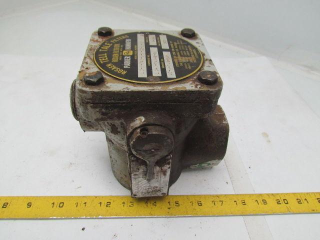 Parker 10-S-74W-M-2-CC-1-53 Tell-Tale Hydraulic Filter 1" NPT Ports