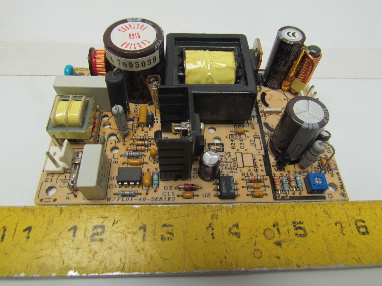 R7 FLU1-40 Series 40W Single Output Switching Power Supply 24VDC Output