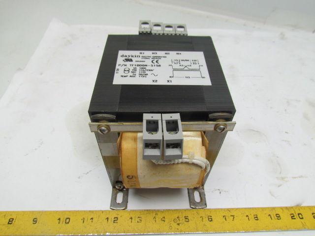 Daykin TF1000N-5158 Transformer 1Kva  Pri 115/230V Sec 115V 50/60Hz