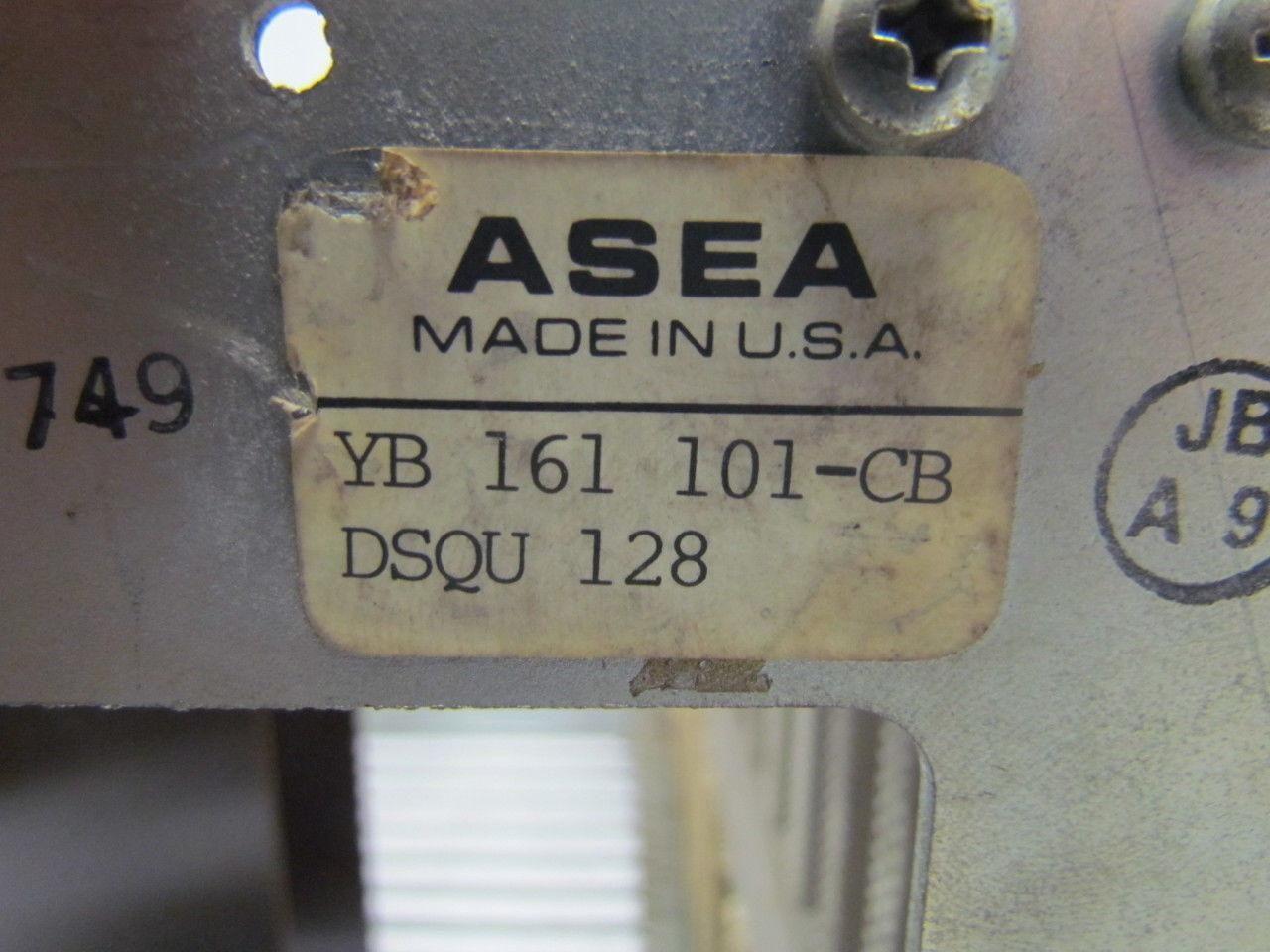 ABB ASEA Robotics YB 161 101-CB DSQU 128 Circuit Board Slot Rack Case