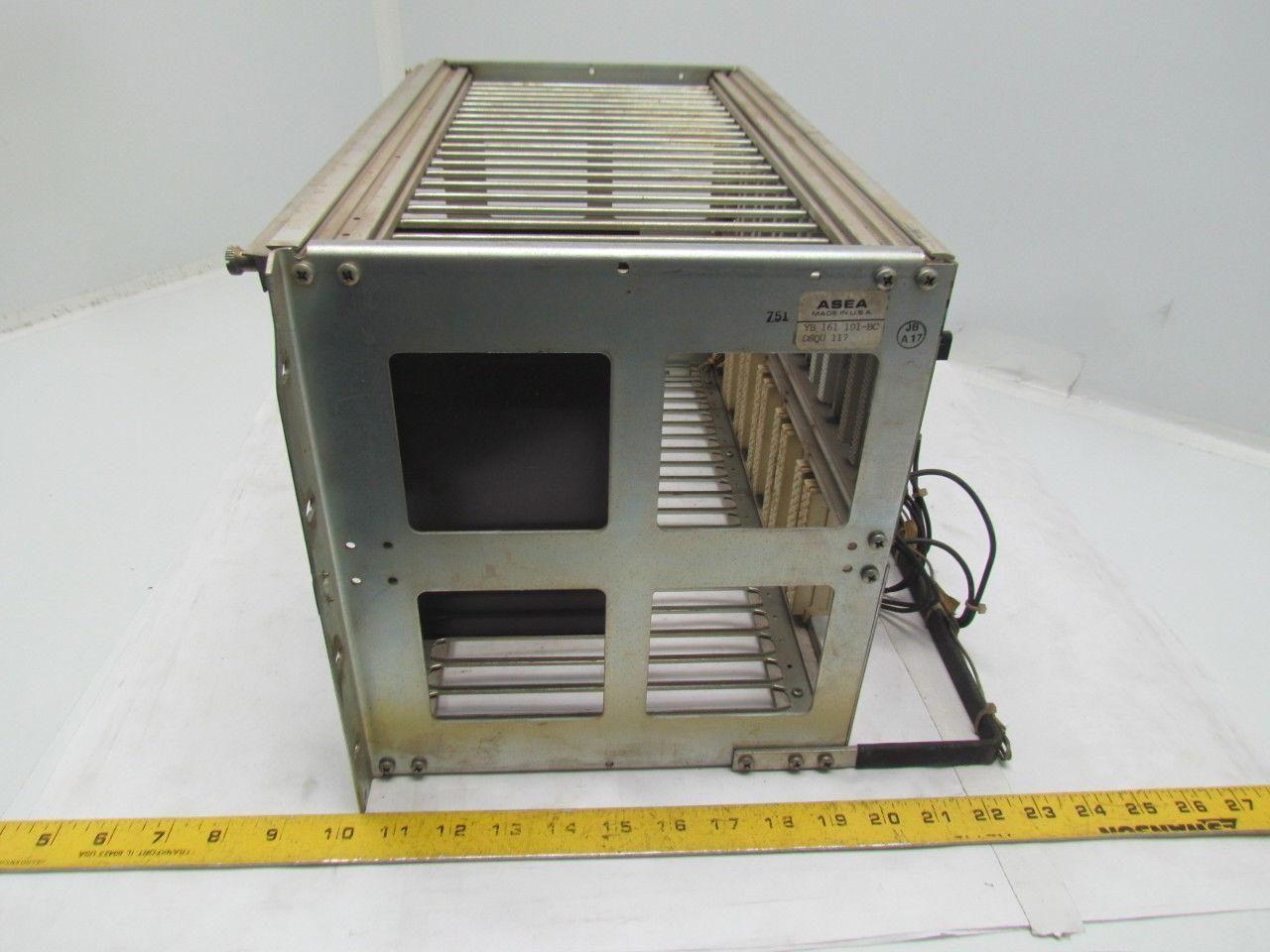 ABB ASEA Robotics YB 161-101 BC DSQU 117 Circuit Board Slot Rack Case