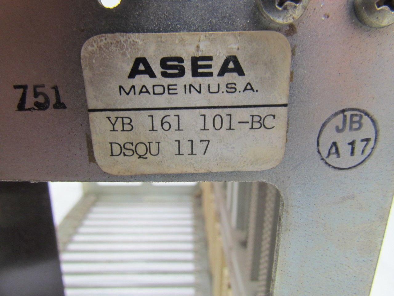 ABB ASEA Robotics YB 161-101 BC DSQU 117 Circuit Board Slot Rack Case