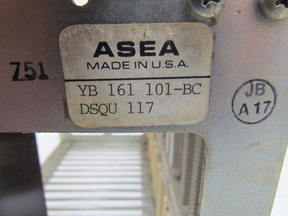 ABB ASEA Robotics YB 161-101 BC DSQU 117 Circuit Board Slot Rack Case