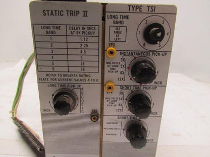 Allis Chalmers Type TSI Switchgear Static Trip II
