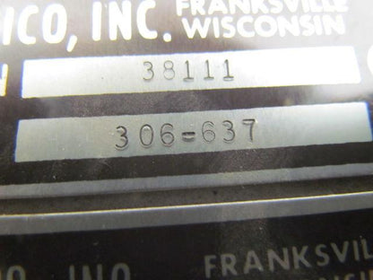 Unico 306-637 Module Rack Modified Per Drawing 701-969