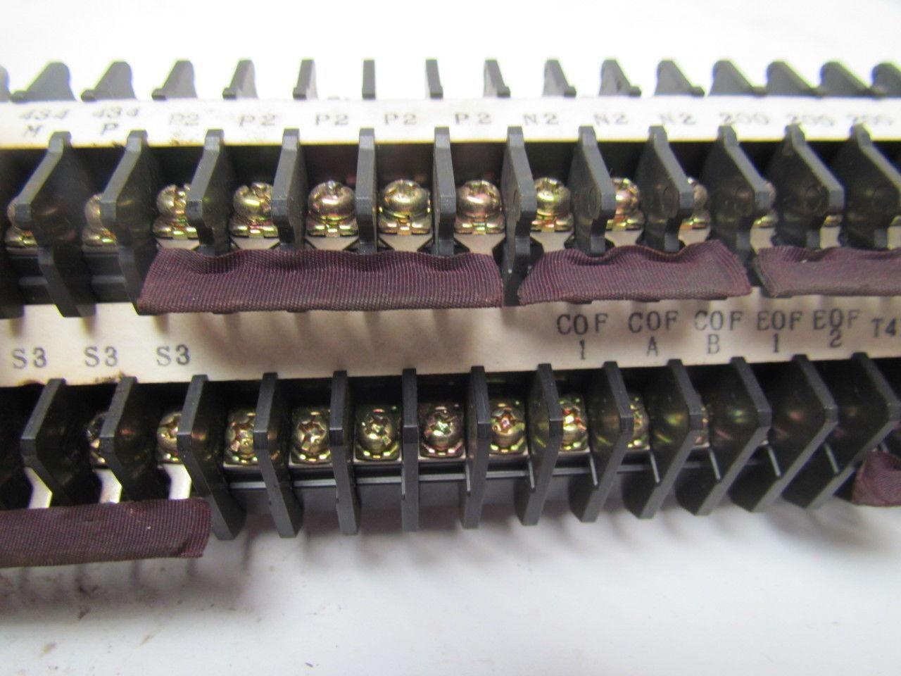 IDEC Mixed Lot of Terminal Blocks With Rails and End Caps