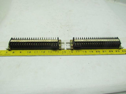 IDEC Mixed Lot of Terminal Blocks With Rails and End Caps