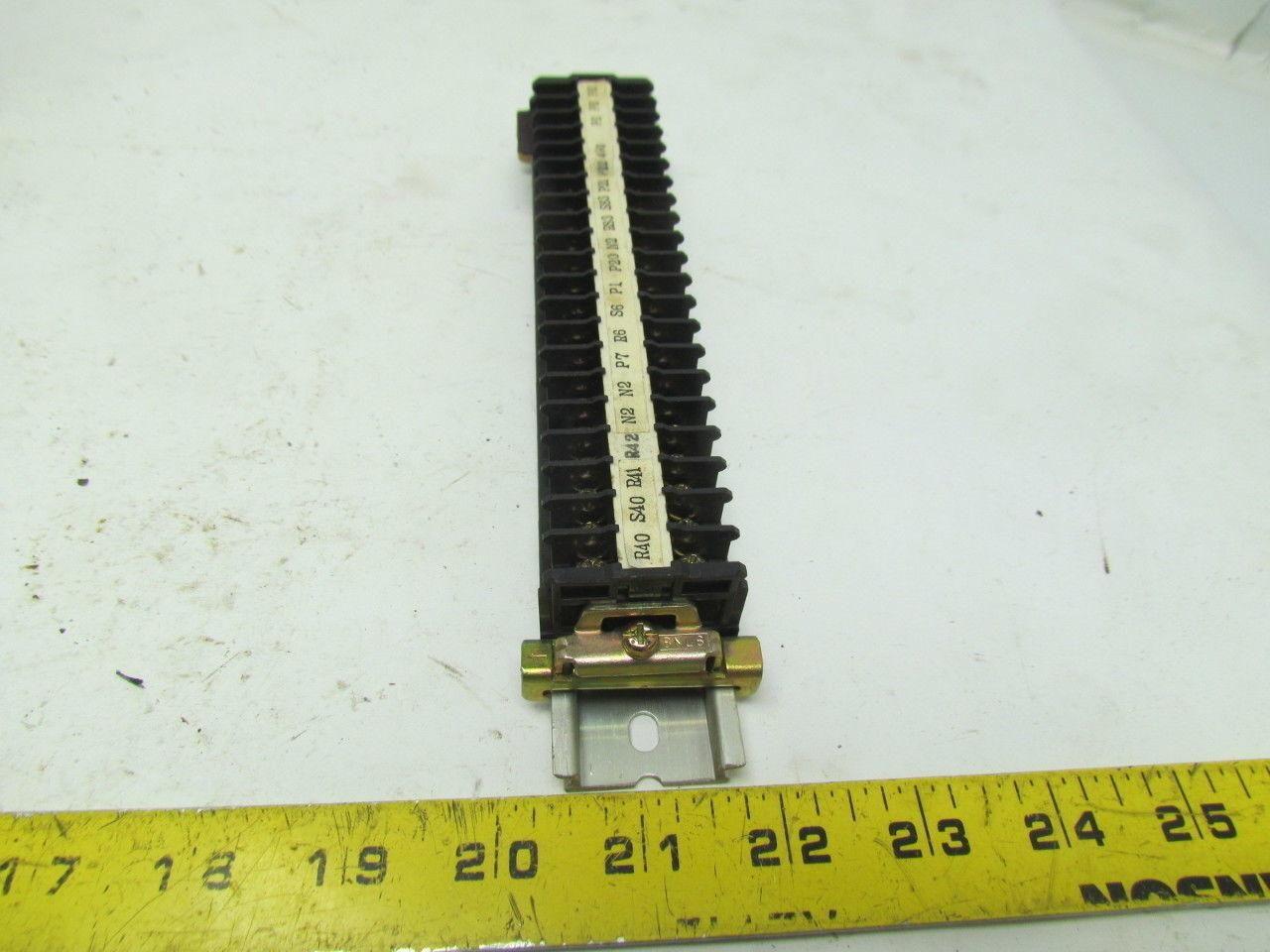 IDEC Mixed Lot of Terminal Blocks With Rails and End Caps