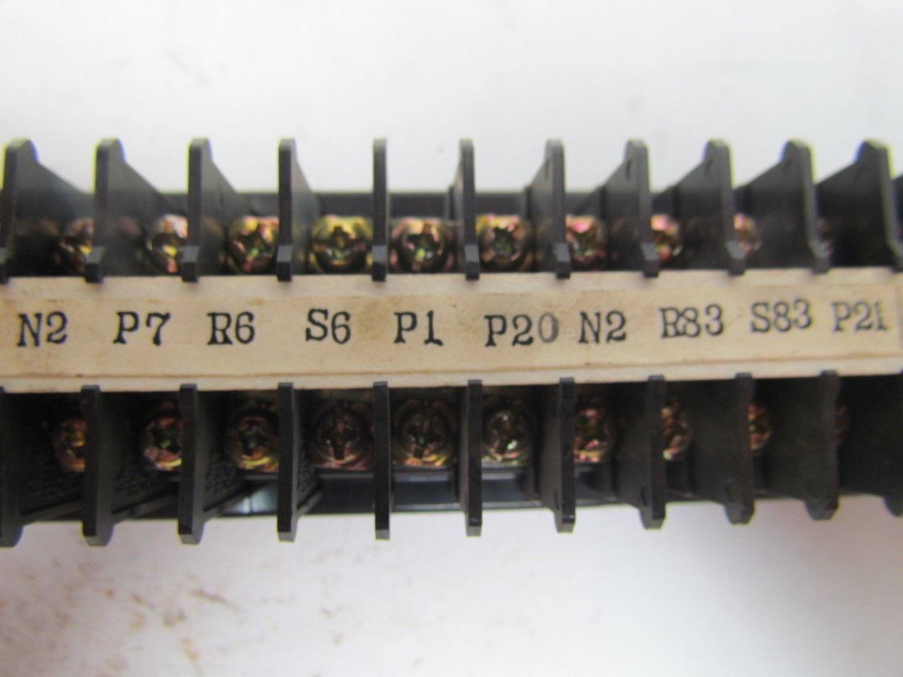 IDEC Mixed Lot of Terminal Blocks With Rails and End Caps