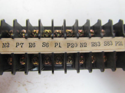 IDEC Mixed Lot of Terminal Blocks With Rails and End Caps
