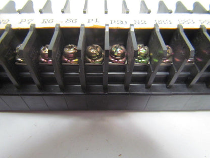 IDEC Mixed Lot of Terminal Blocks With Rails and End Caps