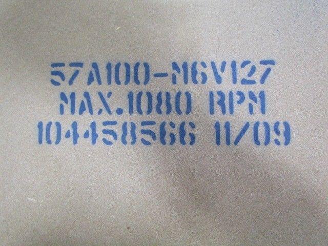 Norton 57A100M6V127 Grinding Wheel 30"Dia 12"Arbor 15/16"Thick 1080RPM Fine Grit