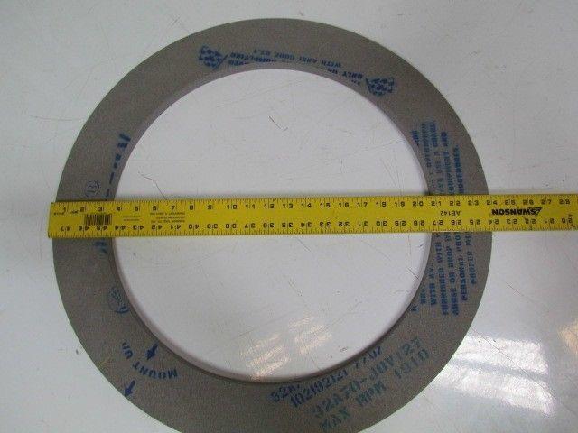 Norton 24X3/4X18"Grinding Wheel 32A70-J8V127Grain/Grade Max RPM1910Grey 70Grit