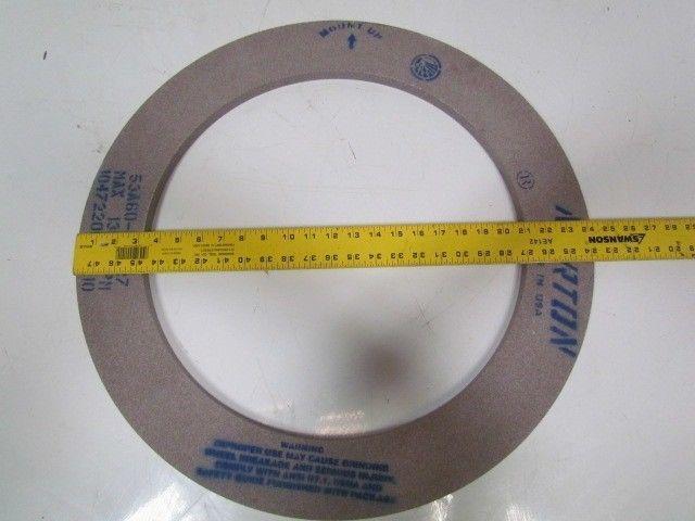 Norton 53A60-N6V127 Grinding Wheel 24"X.750"X18" Arbor 1355Max RPM 60 Grit