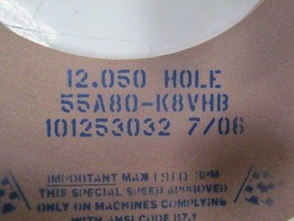 Norton 55A80-K8VHB Grinding Wheel 24"X.750 X 12.050 Hole. 80Grit Max 1910 RPM