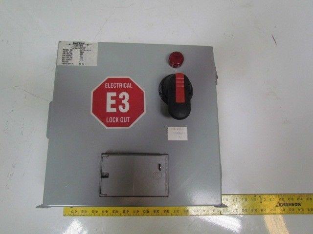 Daykin GPFS-01 G Enclosed Transformer Disconnect 2000VA 480V Pri 120V Sec 1PH