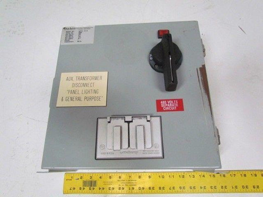 Daykin GPFS-01 G Enclosed Transformer Disconnect 2000VA 480V Pri 120V Sec 1PH