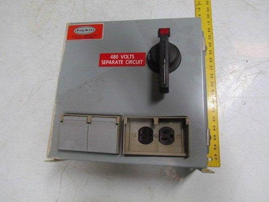 Daykin GPFS-05 Enclosed Transformer Disconnect 1000VA 480V Pri 120V Sec 1PH