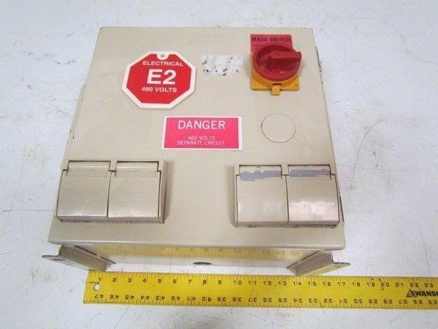 Tara 2000DF12 Enclosed Transformer Disconnect 480 Primary 120 Secondary 1PH 60HZ
