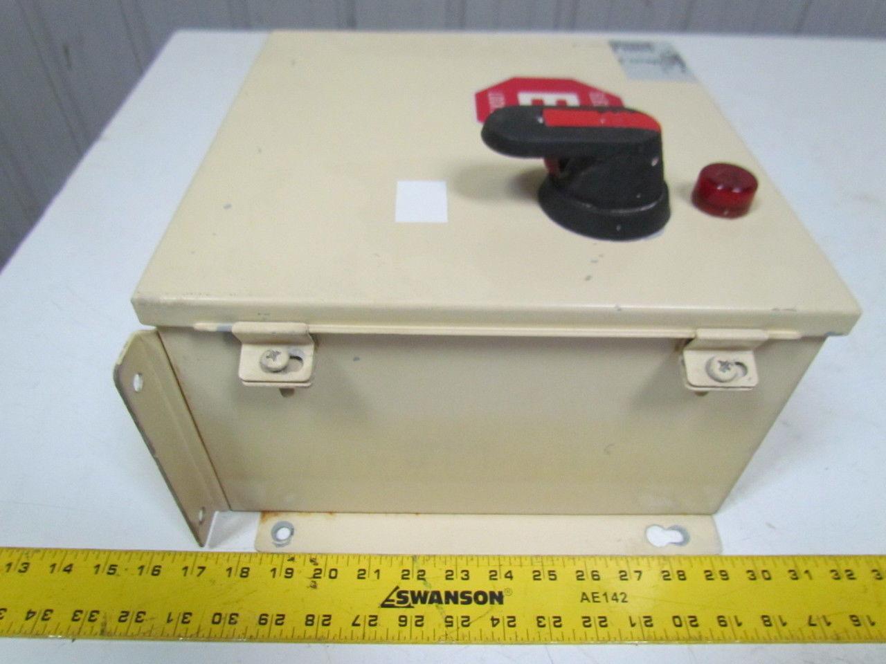 Daykin GPFS-01 LS Enclosed Transformer Disconnect 480V Pri 120 Sec. 1PH 2000VA