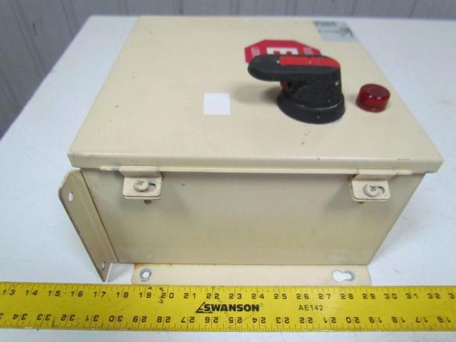 Daykin GPFS-01 LS Enclosed Transformer Disconnect 480V Pri 120 Sec. 1PH 2000VA
