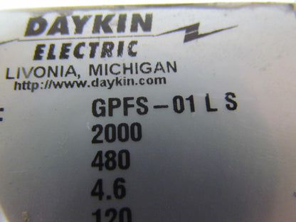 Daykin GPFS-01 LS Enclosed Transformer Disconnect 480V Pri 120 Sec. 1PH 2000VA