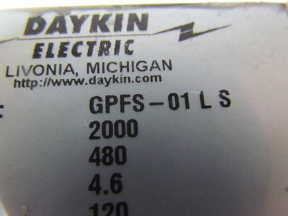 Daykin GPFS-01 LS Enclosed Transformer Disconnect 480V Pri 120 Sec. 1PH 2000VA