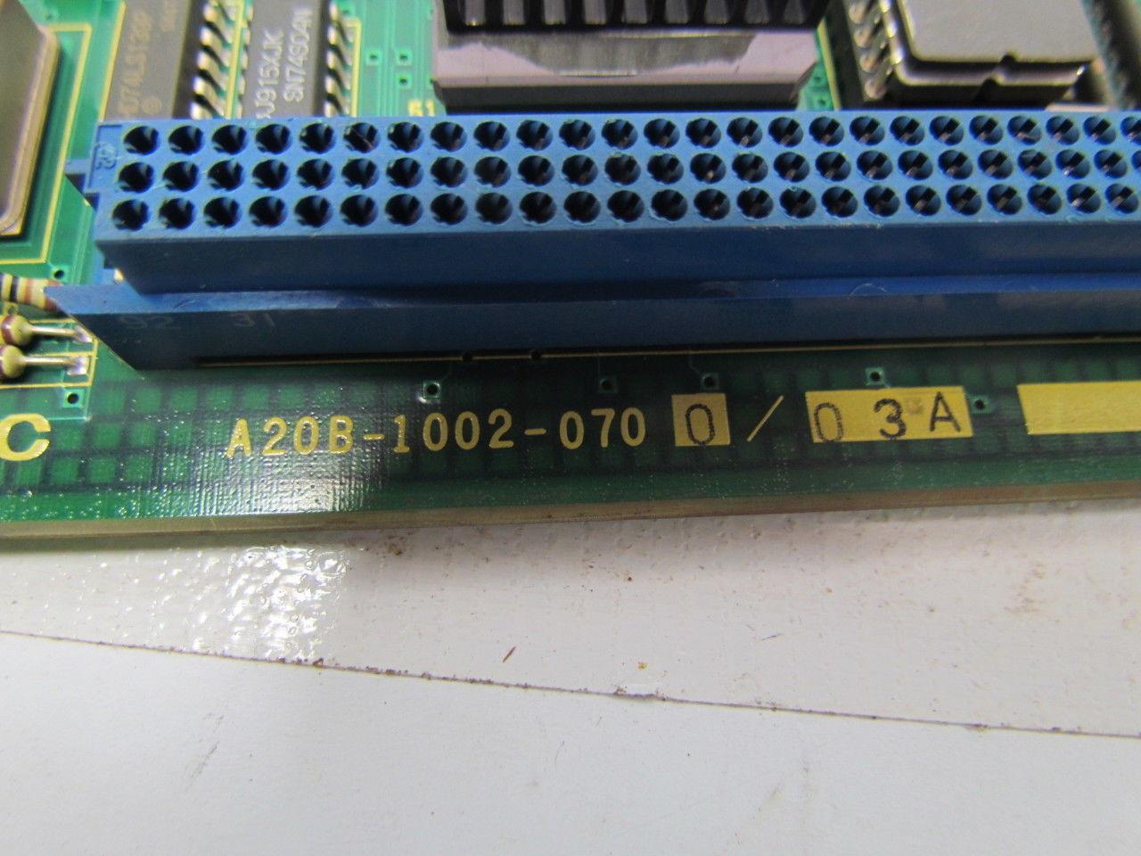 Fanuc A20B-1002-0700/03A PC Control Circuit Board CPU CRT CNC