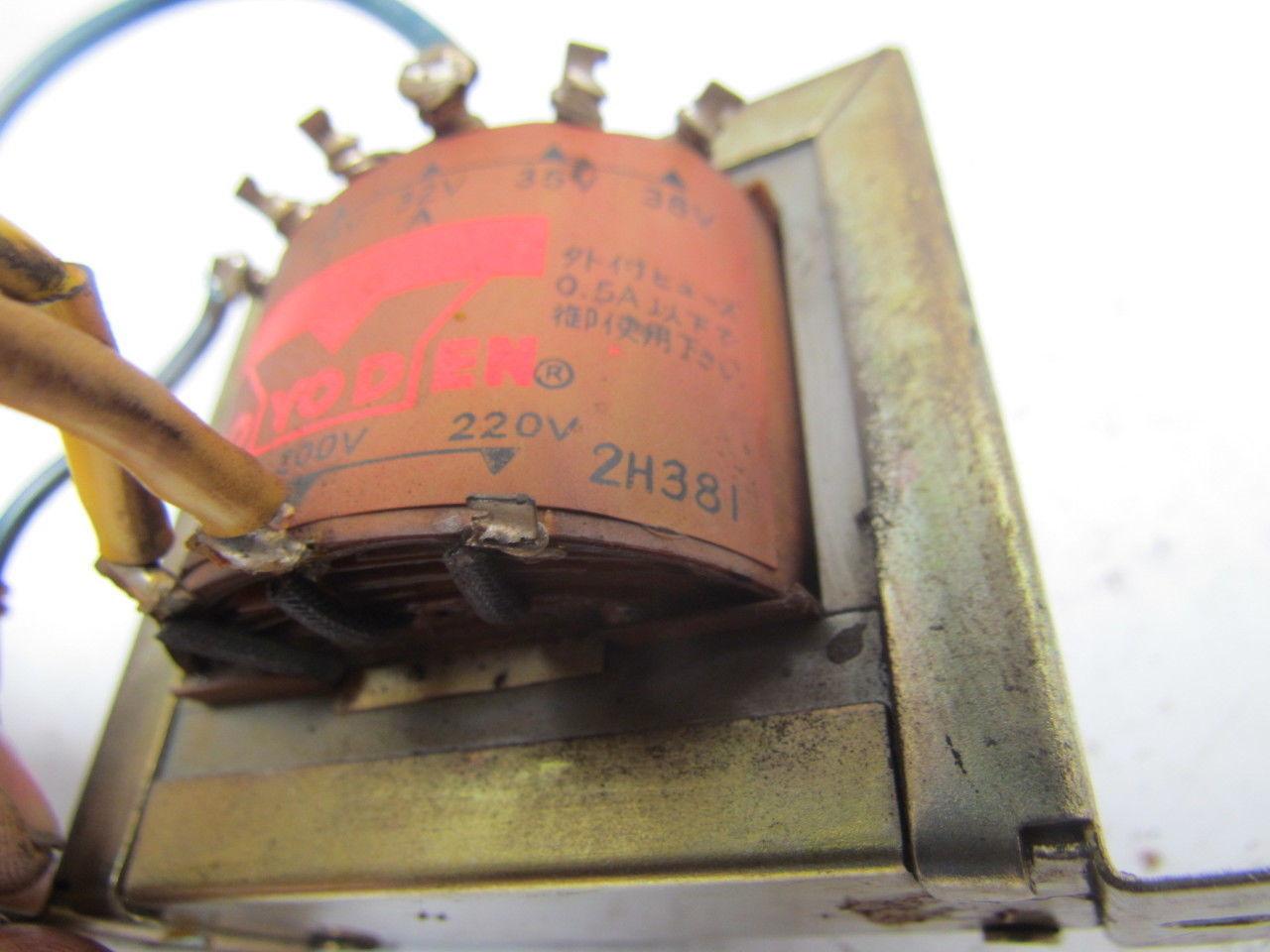 Toyoden 2H381 Transformer 220V 1Amp 0-38V