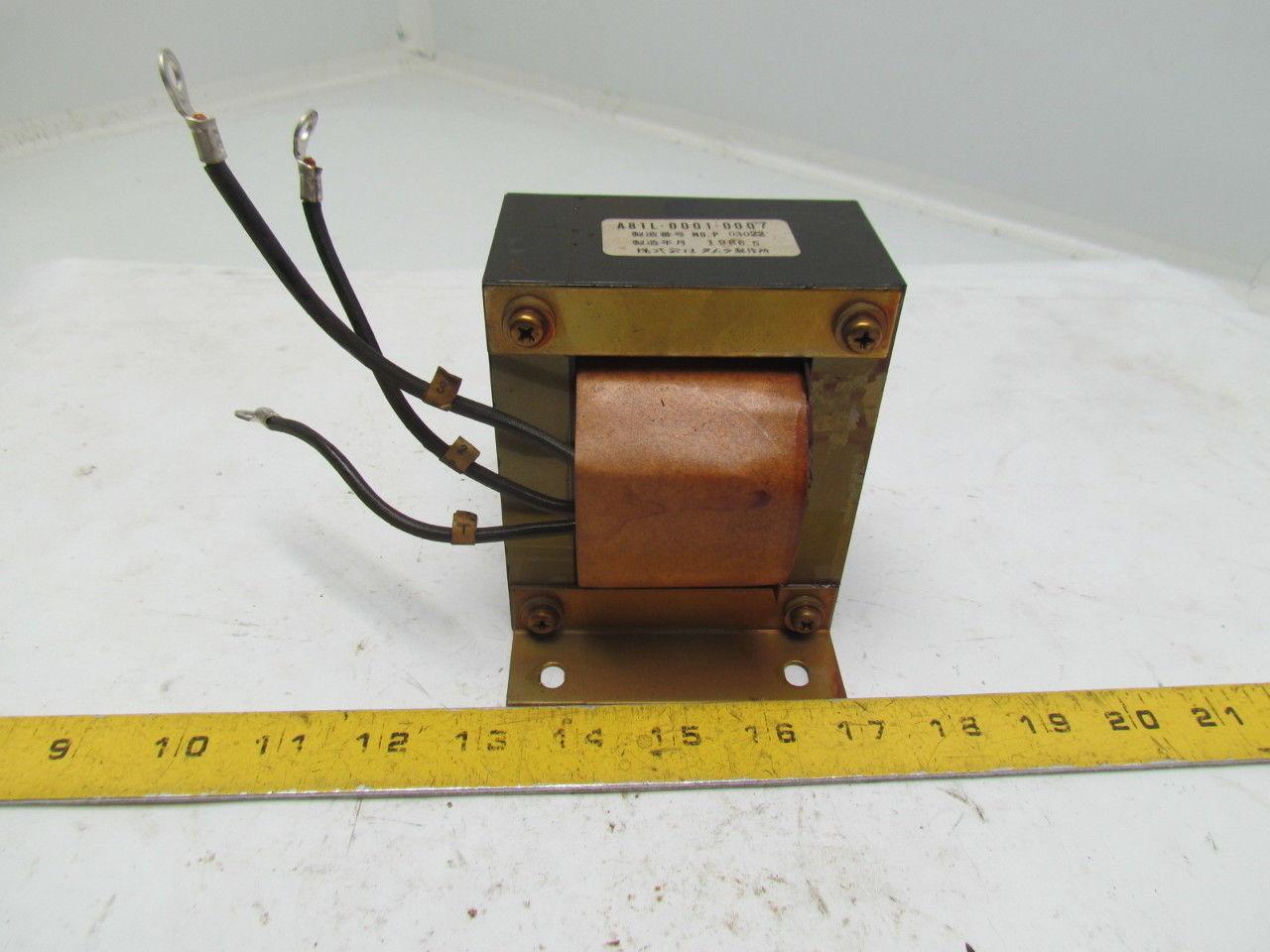 Fanuc A81L-0001-0007 Transformer CNC Lathe