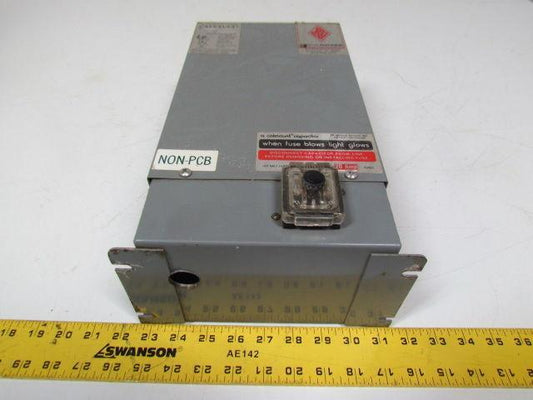 Myron Zucker 343VLM Calvault Capacitor 480V 3Ph 60Hz 3KVR