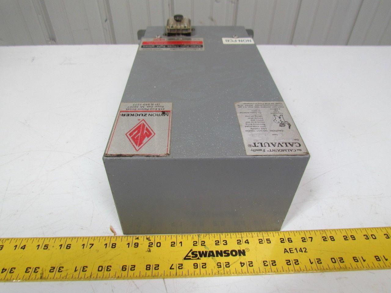 Myron Zucker 343VLM Calvault Capacitor 480V 3Ph 60Hz 3KVR
