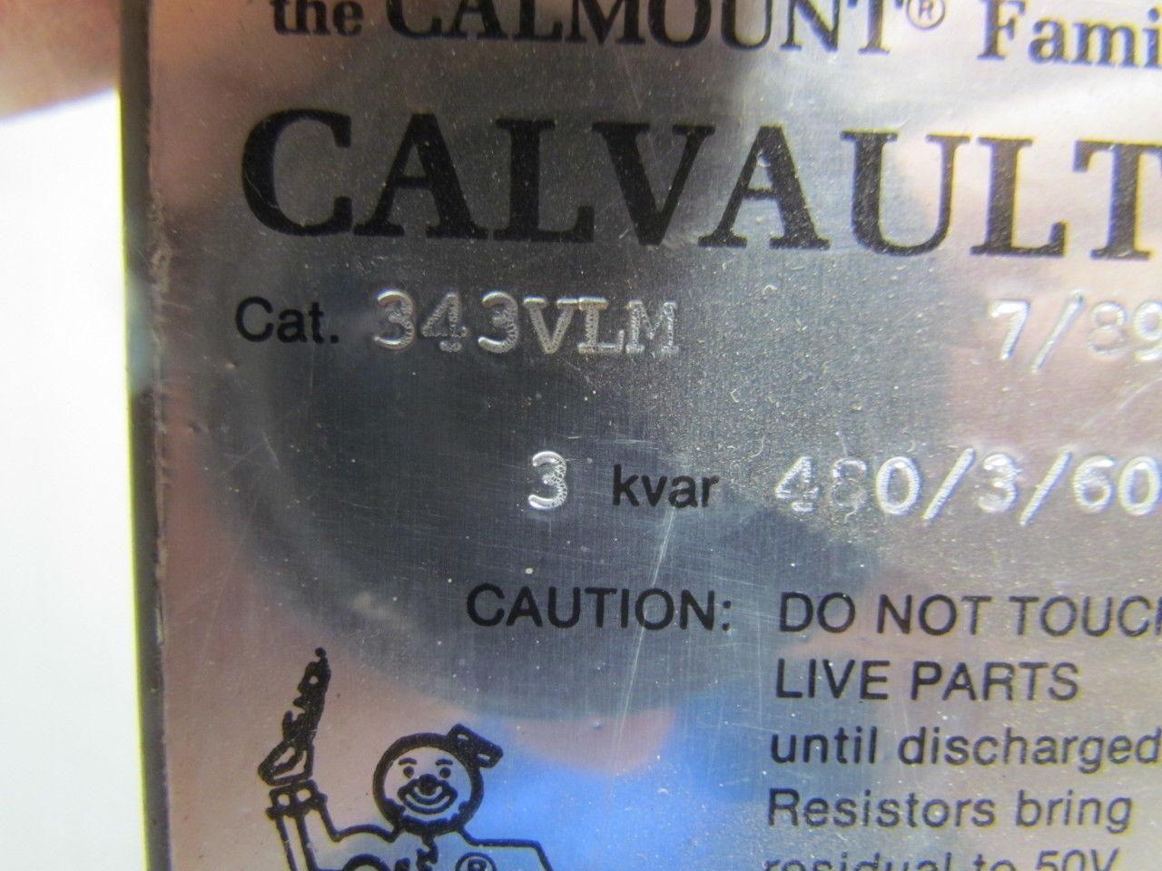 Myron Zucker 343VLM Calvault Capacitor 480V 3Ph 60Hz 3KVR