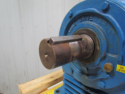 ConeDrive Textron HU40-3 Gearbox Dual output shafts speed reducer 5:1