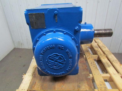 Mechanical Handling Systems 5MHD Right Angle Gear Reducer Gearbox 63.3:1 Ratio